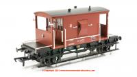 37-536A Bachmann 20 Ton Brake Van CAO number B952963 in BR Bauxite livery with flush sides